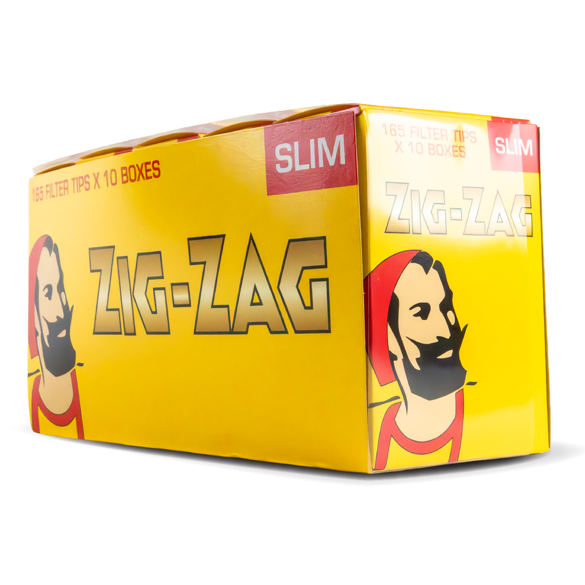 Zig Zag Filters: Slimline - 165 Tips (10 Pack)