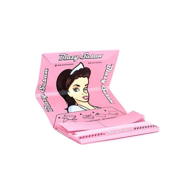 Blazy Susan Deluxe King Size Rolling Papers with Tips & Tray-Blazy Susan-Blazed Wholesale