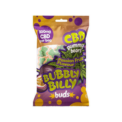 Bubbly Billy Passion Fruit CBD Gummy Bears 300mg
