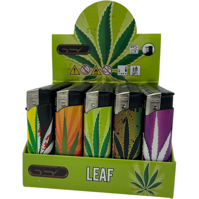 GSD Refillable Electric Lighter - Leaf