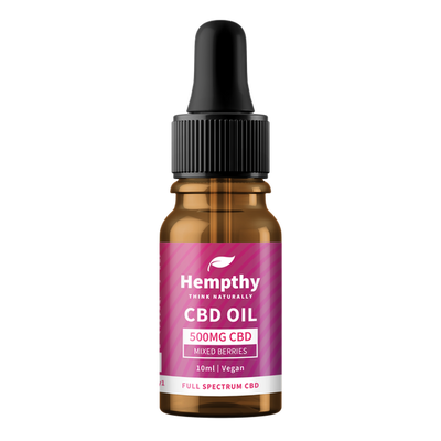 Hempthy Full Spectrum CBD Tincture Oil 10ml - Mixed Berries