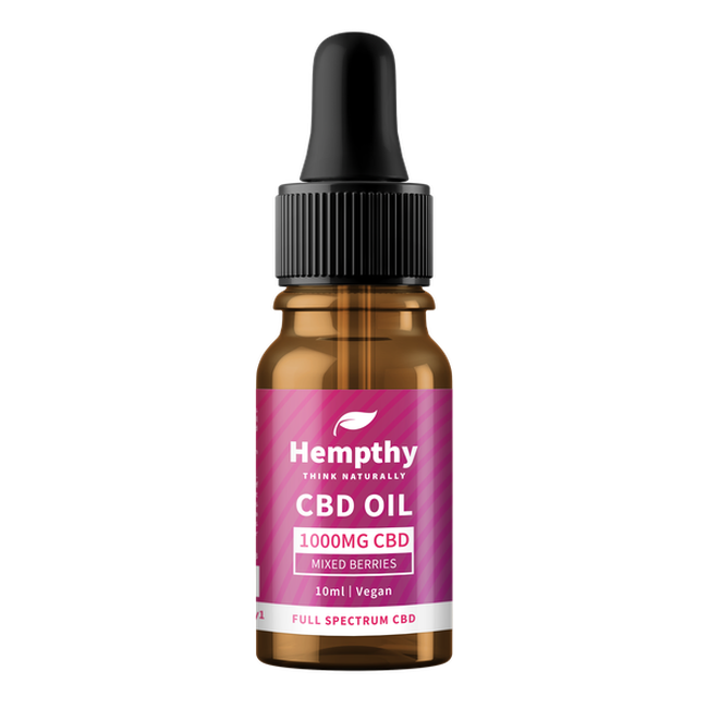 Hempthy Full Spectrum Mixed Berry CBD Tincture Oil 10ml-Hempthy-Blazed Wholesale