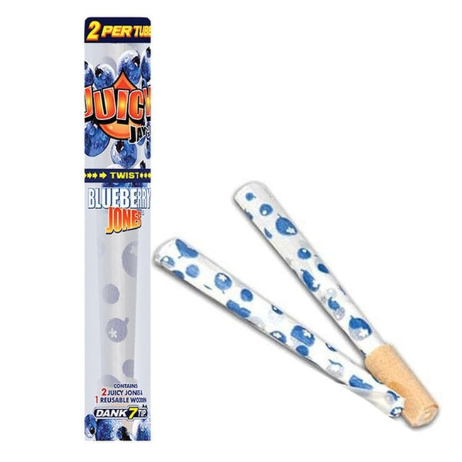 Juicy Jay's Blueberry Jones Flavoured Cones-Juicy Jays-Blazed Wholesale