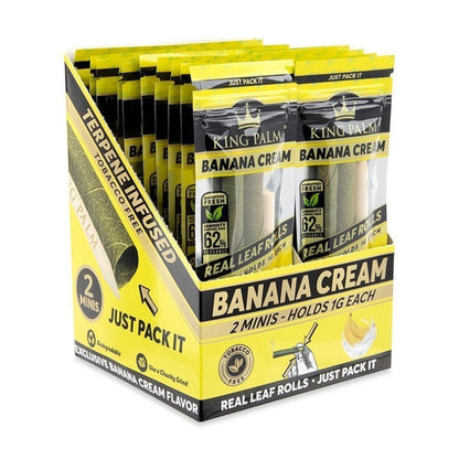 King Palm Terpene Infused Leaf Rolls - Banana Cream-King Palm-Blazed Wholesale