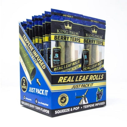 King Palm Terpene Infused Leaf Rolls - Berry Terps-King Palm-Blazed Wholesale