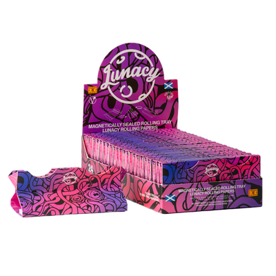 Lunacy Rolling Tray Rolling Papers & Tips