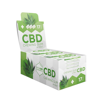 MediCBD CBD Mint Chewing Gum 17mg (Full Box)