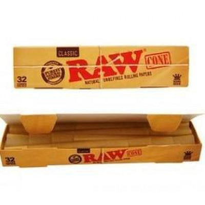 RAW Classic King Size Pre Rolled Cones (32 pcs)
