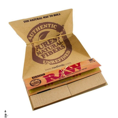 RAW King Size Artesano Classic Rolling Papers and Tips-RAW-Blazed Wholesale