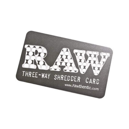 RAW Three-Way Shredder Card Grinder-RAW-Blazed Wholesale