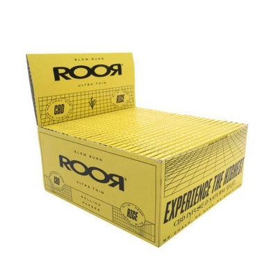 ROOR CBD Infused Ultra Thin King Size Rolling Papers - Rice Paper
