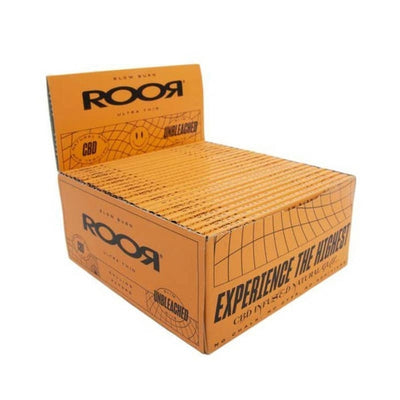 ROOR CBD Infused Ultra Thin King Size Rolling Papers - Unbleached