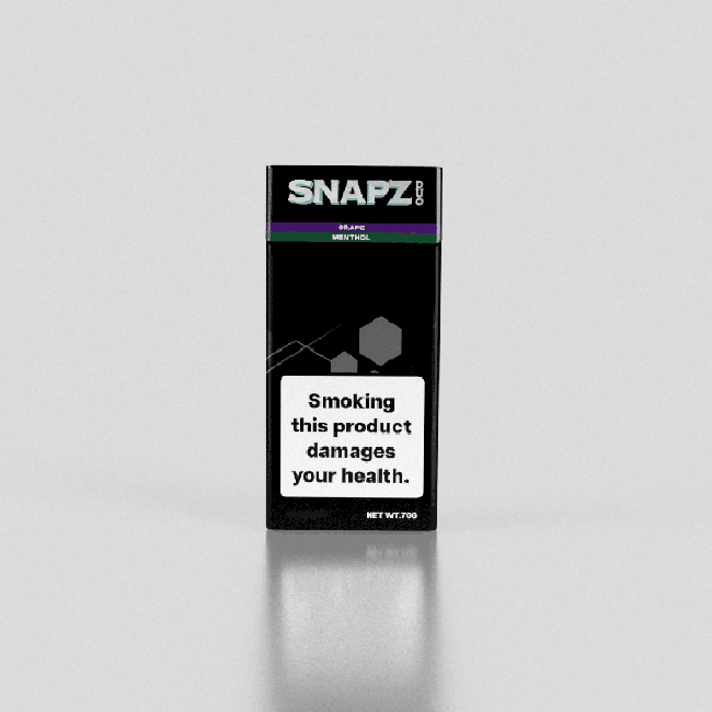 Snapz Duo Hemp Cigarettes - Menthol/Grape-Snapz Duo-Blazed Wholesale
