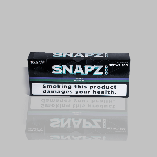 Snapz Duo Hemp Cigarettes - Menthol/Grape-Snapz Duo-Blazed Wholesale