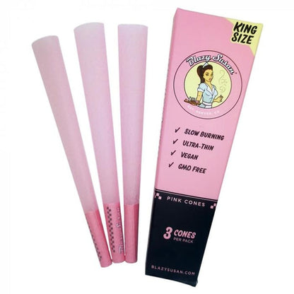 Blazy Susan King Size Cones (21 pcs) - Pink-Blazy Susan-Blazed Wholesale