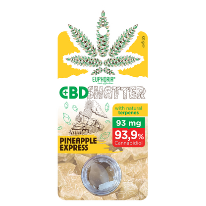 Euphoria CBD Shatter 93mg-Euphoria-Blazed Wholesale