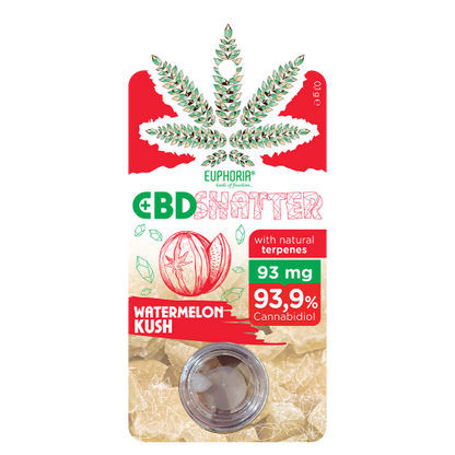 Euphoria CBD Shatter 93mg-Euphoria-Blazed Wholesale