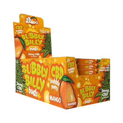 Multitrance Bubbly Billy CBD Mango Bubblegums 36mg (Full Box)