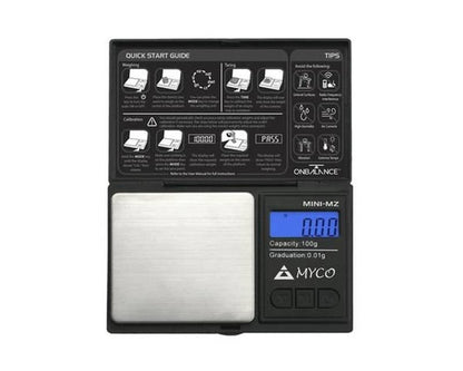 Myco Mini MZ-100 Digital Scales (100g x 0.01g)-On Balance-Blazed Wholesale