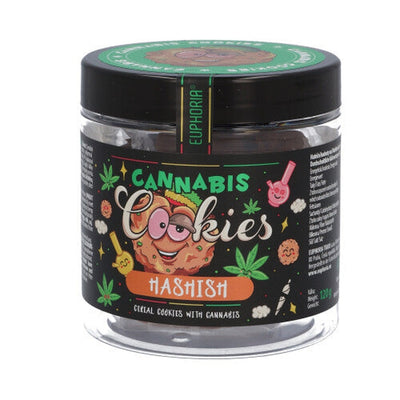 Euphoria Cannabis Cookies: Hashish - 120mg (Pot of 12)