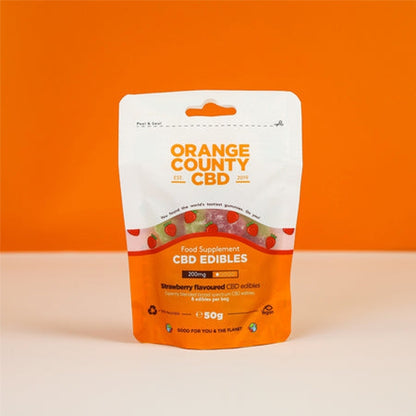 Orange County CBD Gummy Strawberries 200mg Grab Bag-Orange County CBD-Blazed Wholesale