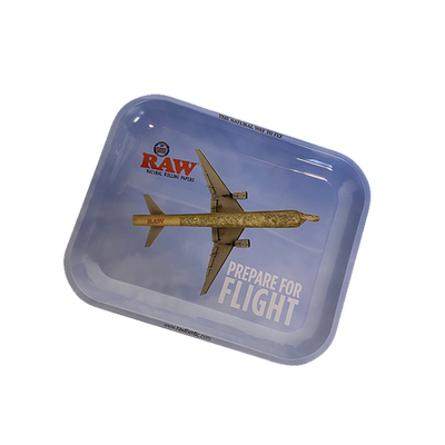 RAW 'Prepare for Flight' Rolling Tray (Large 27.5 x 34)