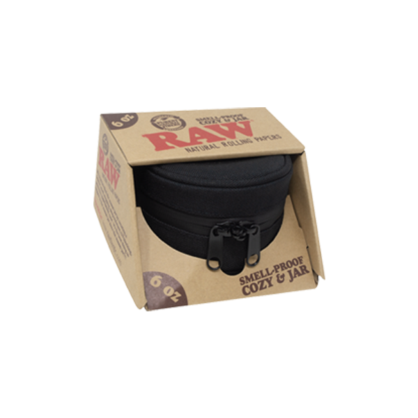 RAW Smellproof Cozy & Jar 6oz-RAW-Blazed Wholesale