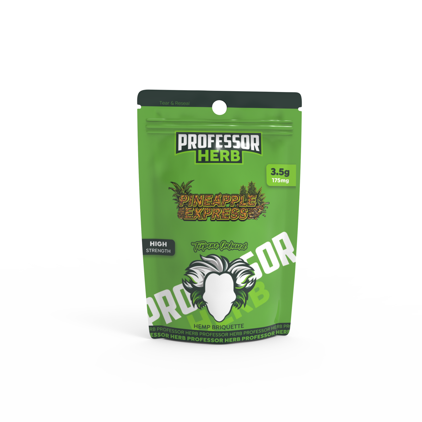 Professor Herb Hemp Briquette Hash (3.5g) - Pineapple Express