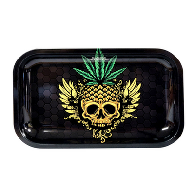 Smoke Arsenal Rolling Tray Medium - Blazed Skull